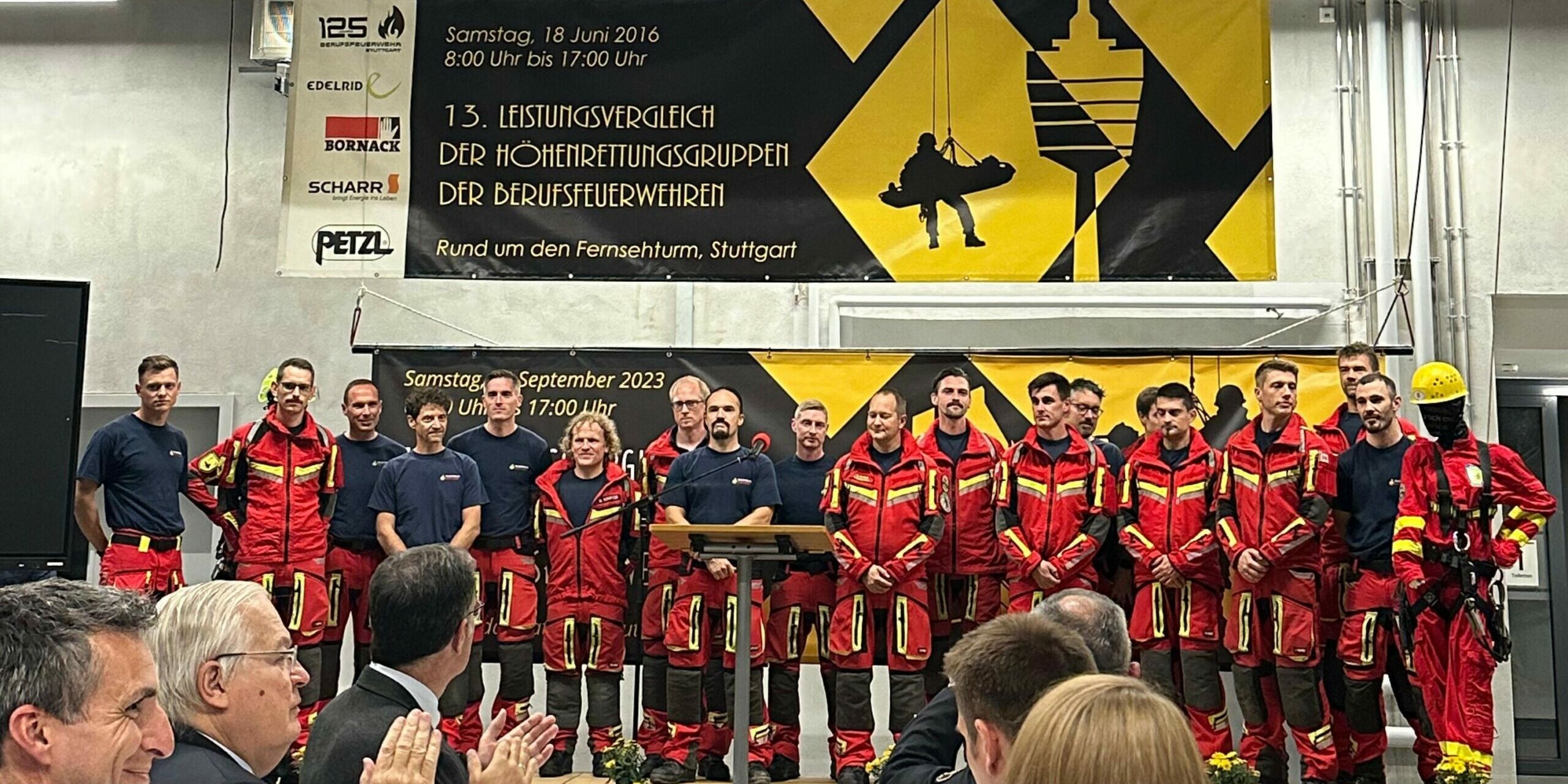 Foto-25 Jahre Höhenrettung Feuerwehr Stuttgart