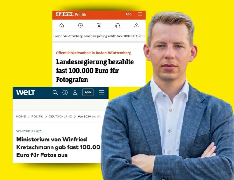 100.000 Euro für Fotos – das Staatsministerium sollte mit Steuergeldern sorgfältiger umgehen